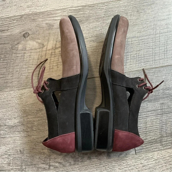 Naot Alisio Colorblock Suede Lace Up Loafer Size 36 - Picture 6 of 10